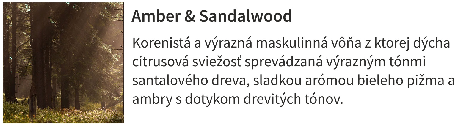 vôňa-Amber & Sandalwood